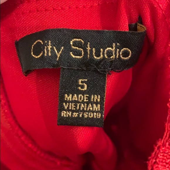 Beautiful Red lace and rhinestone  Dress! 💃🏼 - Picture 4 of 4